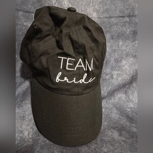 ✨️3/$25✨️ David's Bridal 'Team Bride' Black Hat